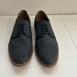 Men's Blue Leather Dress Shoes